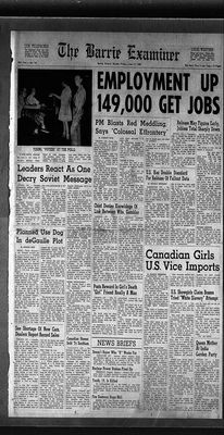 Barrie Examiner, 15 Jun 1962