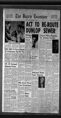 Barrie Examiner, 26 Jun 1962