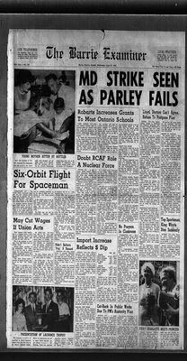 Barrie Examiner, 27 Jun 1962