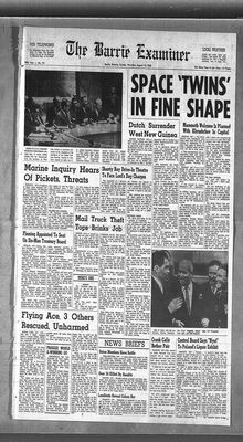 Barrie Examiner, 16 Aug 1962