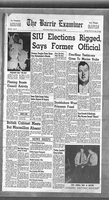 Barrie Examiner, 13 Sep 1962