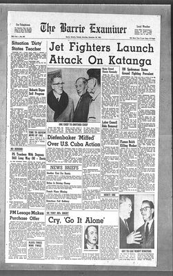 Barrie Examiner, 29 Dec 1962