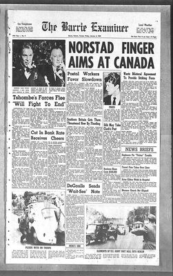 Barrie Examiner, 4 Jan 1963