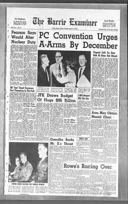 Barrie Examiner, 17 Jan 1963