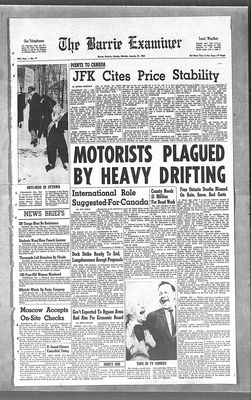 Barrie Examiner, 21 Jan 1963