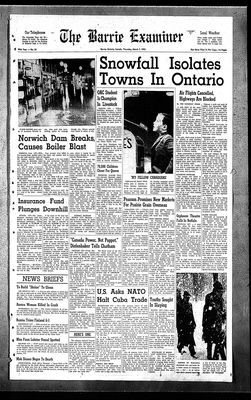 Barrie Examiner, 7 Mar 1963