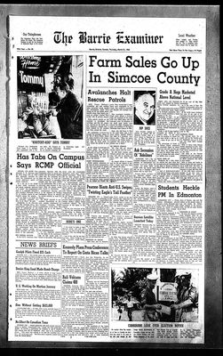 Barrie Examiner, 21 Mar 1963