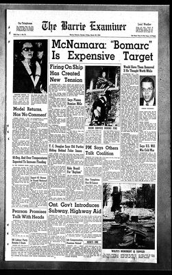 Barrie Examiner, 29 Mar 1963