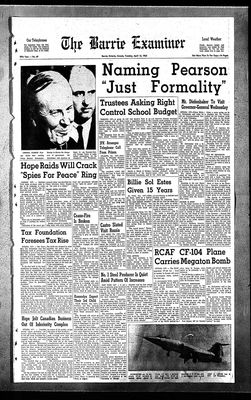 Barrie Examiner, 16 Apr 1963