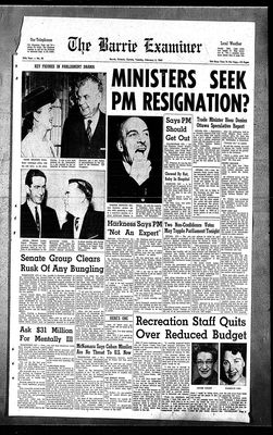 Barrie Examiner, 5 Feb 1963