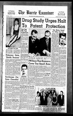 Barrie Examiner, 20 Feb 1963