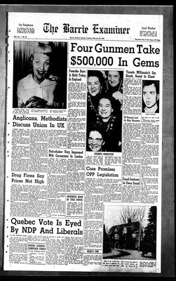 Barrie Examiner, 26 Feb 1963