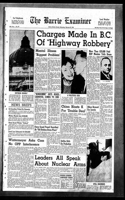 Barrie Examiner, 27 Feb 1963