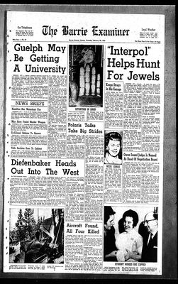 Barrie Examiner, 28 Feb 1963