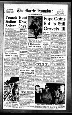 Barrie Examiner, 29 May 1963