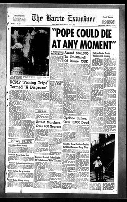 Barrie Examiner, 1 Jun 1963