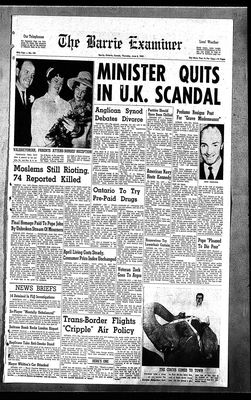 Barrie Examiner, 6 Jun 1963