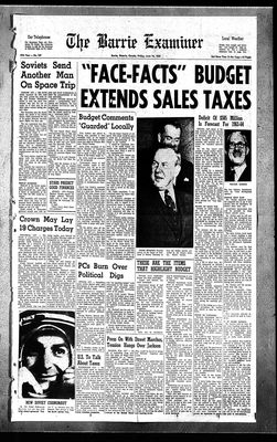 Barrie Examiner, 14 Jun 1963