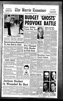 Barrie Examiner, 15 Jun 1963