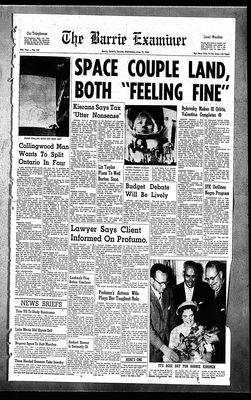 Barrie Examiner, 19 Jun 1963