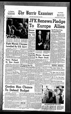 Barrie Examiner, 24 Jun 1963