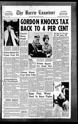 Barrie Examiner, 9 Jul 1963