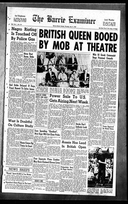 Barrie Examiner, 11 Jul 1963