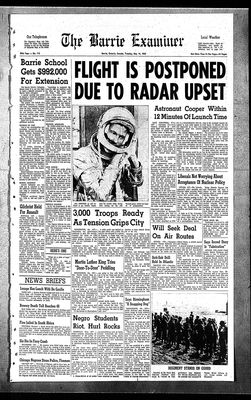 Barrie Examiner, 14 May 1963