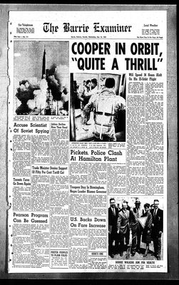 Barrie Examiner, 15 May 1963