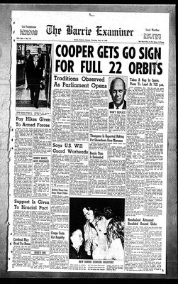 Barrie Examiner, 16 May 1963