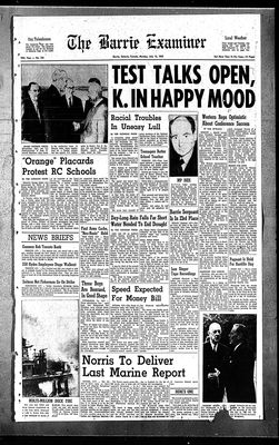 Barrie Examiner, 15 Jul 1963