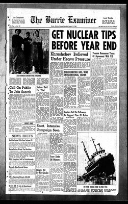 Barrie Examiner, 17 Aug 1963