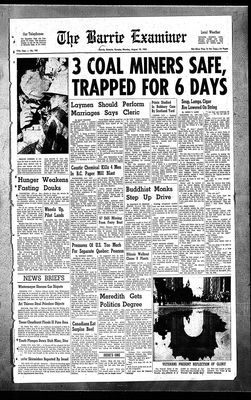 Barrie Examiner, 19 Aug 1963