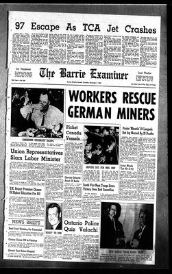 Barrie Examiner, 7 Nov 1963