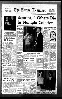 Barrie Examiner, 16 Nov 1963