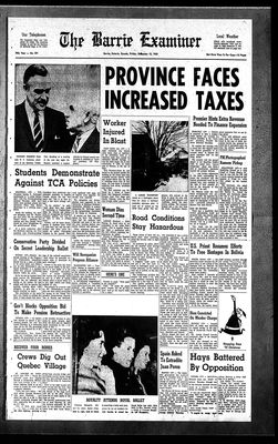 Barrie Examiner, 13 Dec 1963