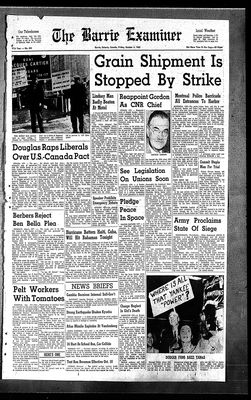 Barrie Examiner, 4 Oct 1963