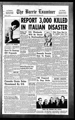 Barrie Examiner, 10 Oct 1963