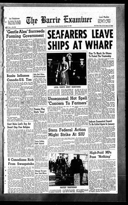 Barrie Examiner, 19 Oct 1963