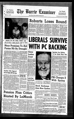 Barrie Examiner, 30 Oct 1963