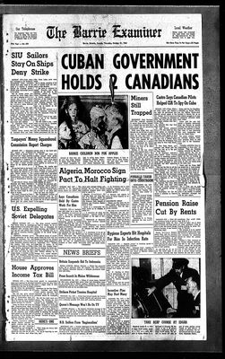 Barrie Examiner, 31 Oct 1963