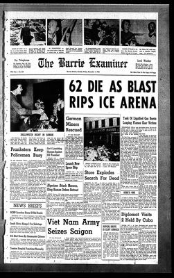 Barrie Examiner, 1 Nov 1963