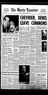 Barrie Examiner, 28 Dec 1963