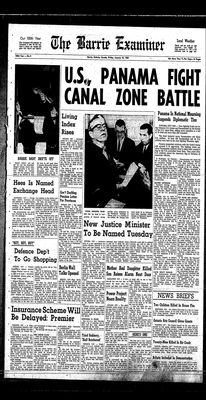 Barrie Examiner, 10 Jan 1964