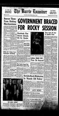 Barrie Examiner, 19 Feb 1964