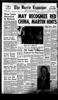 Barrie Examiner, 13 May 1964