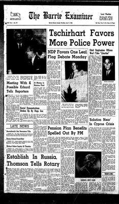 Barrie Examiner, 11 Jun 1964