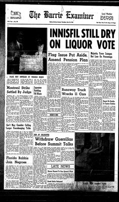 Barrie Examiner, 18 Jun 1964