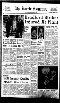 Barrie Examiner, 23 Jun 1964