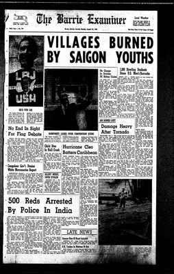 Barrie Examiner, 24 Aug 1964